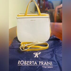 Roberta Prani Italian Leather Satchel/Crossbody